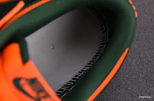 DD1391-300 Low Dunk Hurricanes Miami Nike 0706